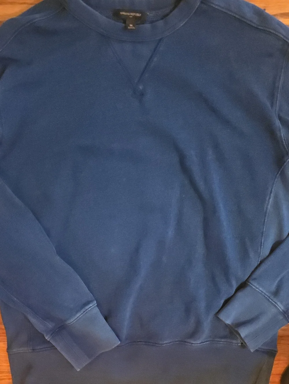 Banana Republic Men's Indigo Crewneck Sweatshirt